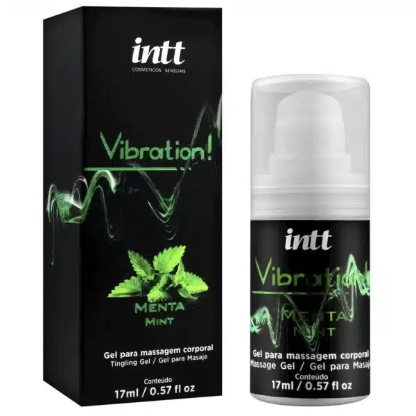 Vibration Menta Gel Excitante Beijável 17Ml Intt