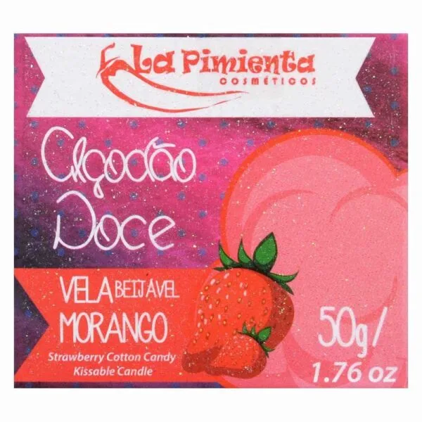 Vela Aromática para Massagem Beijável 50G La Pimienta (Morango) - Image 3