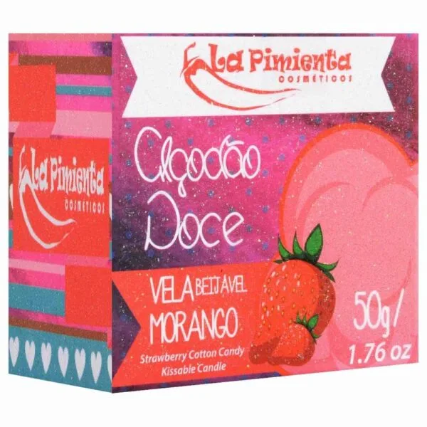 Vela Aromática para Massagem Beijável 50G La Pimienta (Morango) - Image 4