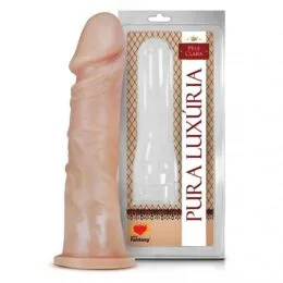 Prótese Pura Luxúria Realistico Maciço 18,5x4,2 Cm Sexy Fantasy