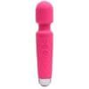 Vibrador Varinha Mágica Microfone 20 Velocidades Rosa