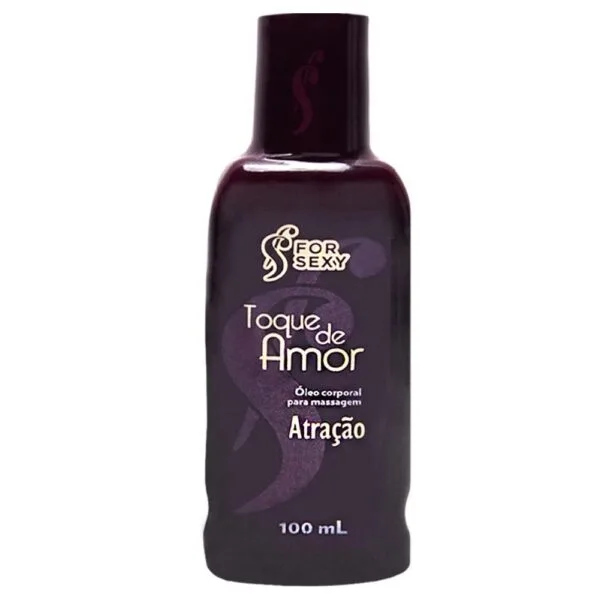 Atração Toque De Amor Óleo Corporal Perfumado 100Ml For Sexy