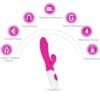 Vibrador Poderoso Dilldo Coelho 10 Velocidades G Spote Clitóris Estimulação Massagem - Image 6