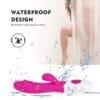 Vibrador Poderoso Dilldo Coelho 10 Velocidades G Spote Clitóris Estimulação Massagem - Image 8