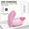 Vibrador Sem fio Dildo  Recarregável com Controle - Image 4