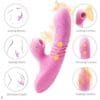 Vibrador Coelho Ponto G com Aquecimento e Sugador Clitóris Rosa - Image 5