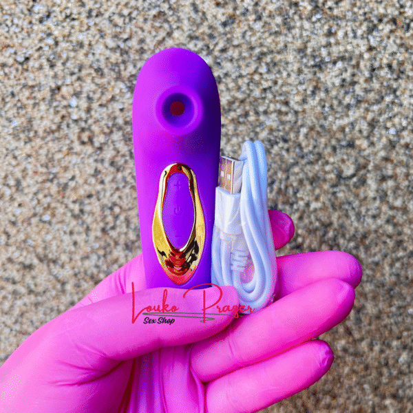 Vibrador Sugador de Clitóris Roxo - Image 2