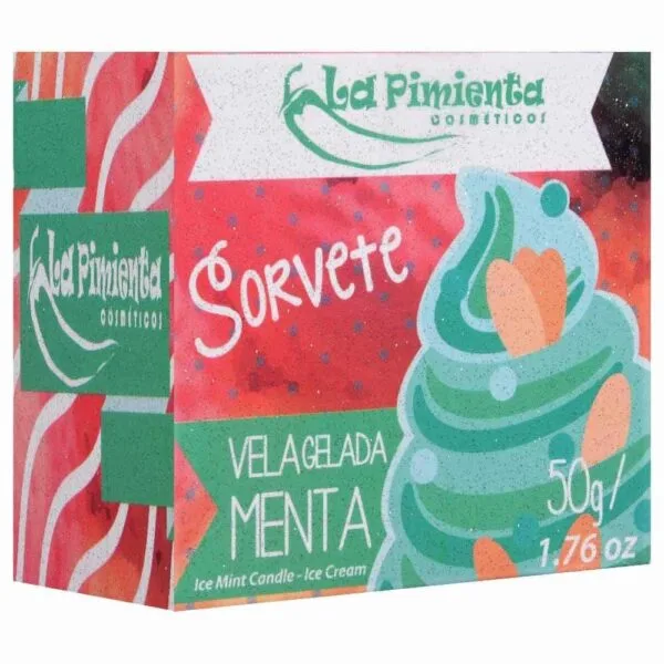 Vela Aromática para Massagem Beijável 50G La Pimienta Menta - Image 2