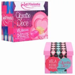 Vela Aromática para Massagem Beijável 50G La Pimienta Chiclete