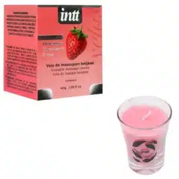 Vela Aromática Beijável 40G Intt Morango