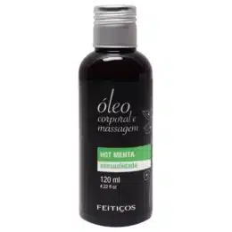 Óleo Aromático Para Massagem 120Ml Feitiços Hot Menta