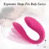 Vibrador Duplo Prazer Com Sugador Controle Remoto Recarregável - Image 3