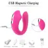 Vibrador Duplo Prazer Com Sugador Controle Remoto Recarregável - Image 5