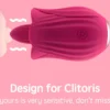 Vibrador Língua Formato de Rosa - Imagem 4