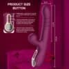 Vibrador Vai e Vem com Sugador (Roxo) - Image 4