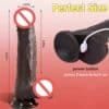 Prótese Pênis Realístico Preto Ultra Macio Com Controle 22 x 4 cm - Image 2