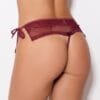 Calcinha Tailandesa Amarração Lateral Veste P ao G1 Marsala - Image 2