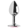 Plug Anal Médio Aço Inoxidável Cônico Cristal Redondo Rosa - Image 4