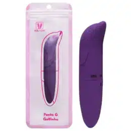 Vibrador Golfinho Aveludado Roxo