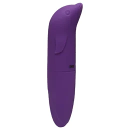 Vibrador Golfinho Aveludado Roxo