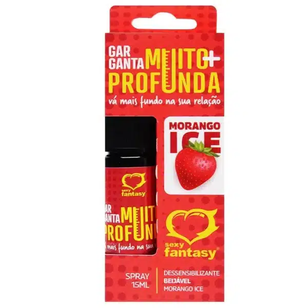 Garganta Muito Mais Profunda Spray 15Ml Sexy Fantasy Morango - Image 4