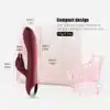 Vibrador Dildo 10 Velocidades Tulipa Clitóris - Imagem 3