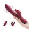 Vibrador Dildo 10 Velocidades Tulipa Clitóris - Imagem 2