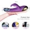 Vibrador Coelho Vai e Vem Rotação 360º - Imagem 8