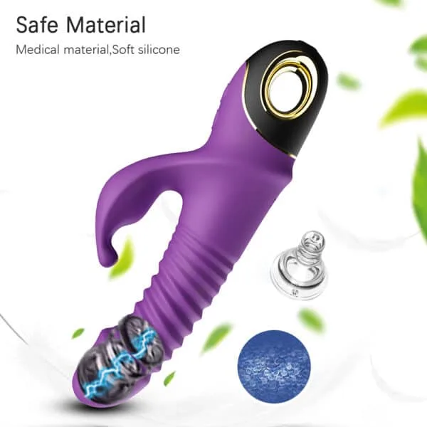 Vibrador Coelho Vai e Vem Rotação 360º - Image 3