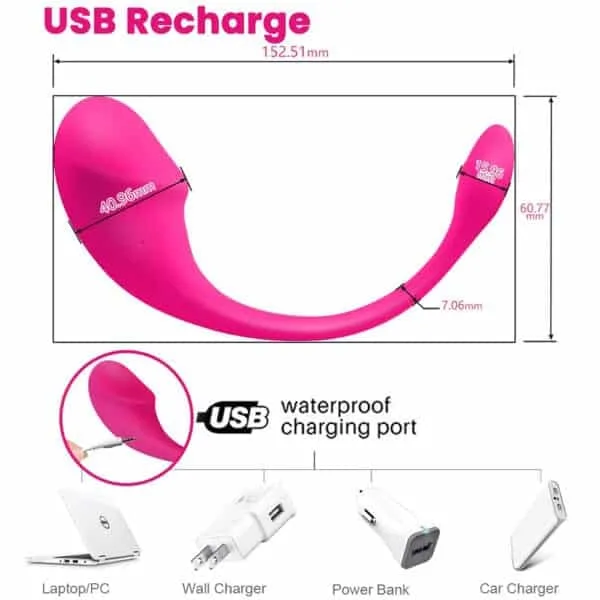Vibrador Bluetooth Ponto G Clitóris - Image 6