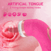 Vibrador Formato Lingua com Sucção Curvado Pink - Image 2