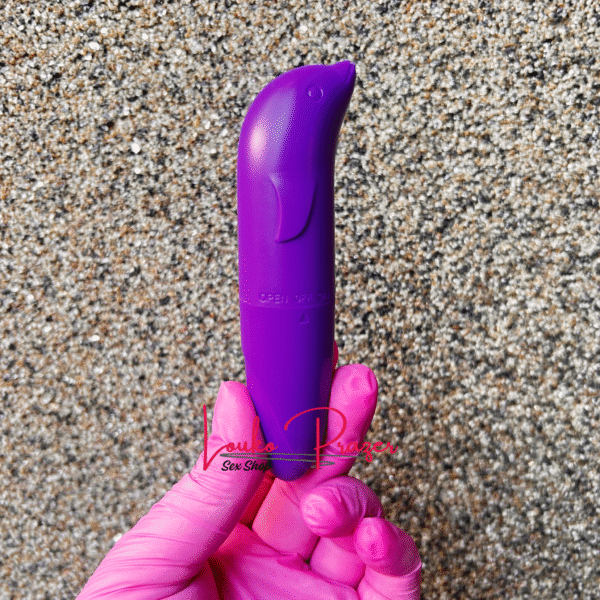 Vibrador Golfinho Aveludado Roxo - Image 2