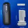 Masturbador Elétrico MP3 Masculino Preto - Imagem 5