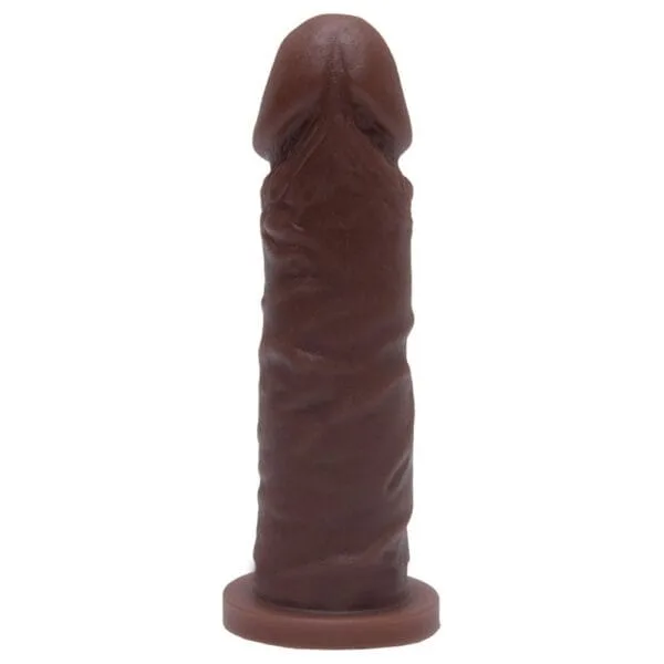 Prótese Maciça Pênis Sexy Fantasy 15,3 X 4Cm Cor Marrom - Imagem 3