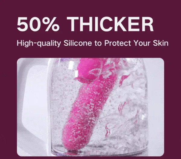 Vibrador Dildo Vai e Vem Rotativo Com Sugador Clitóris Cor Pink - Image 6