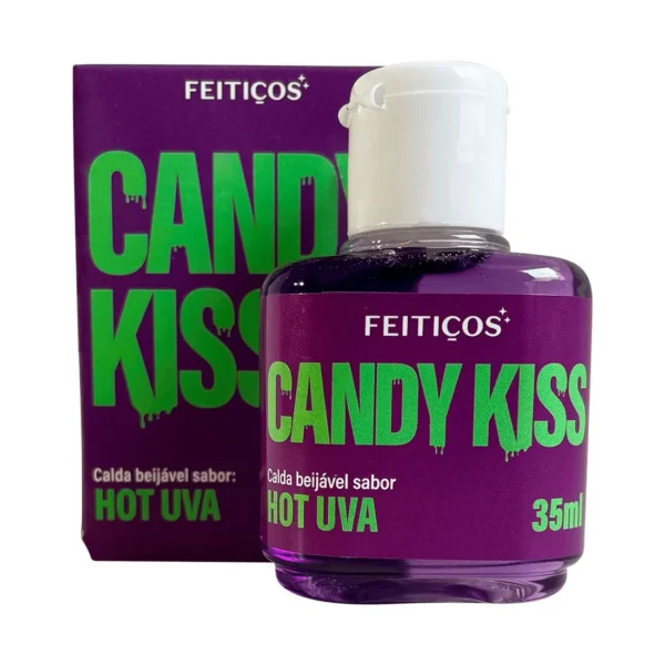 Candy Kiss Hot Uva Calda Beijável com Efeito Quente