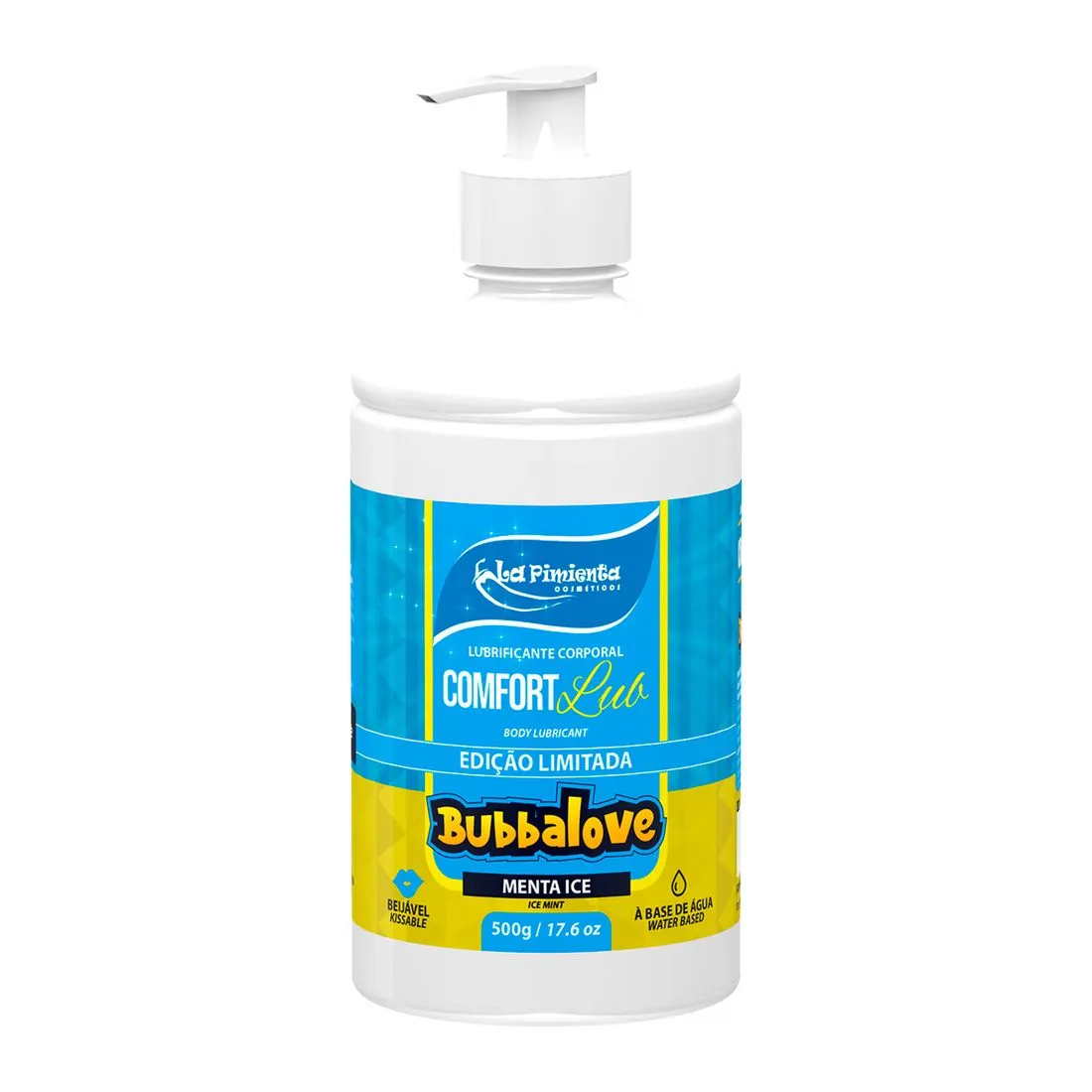 Comfort Lub Bubbalove Lubrificante Íntimo Beijável Menta Ice