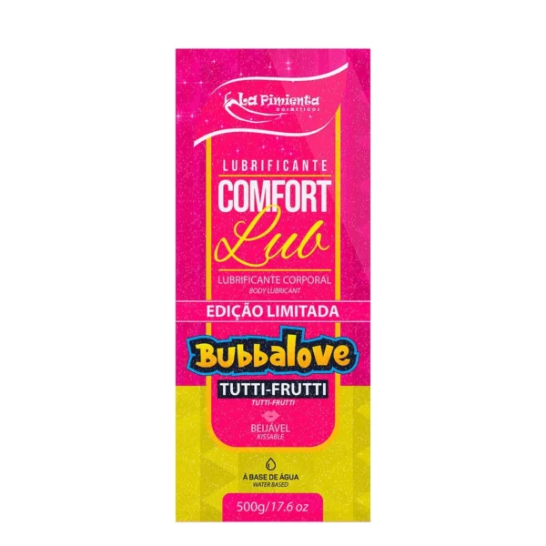 Comfort Lub Bubbalove Lubrificante Íntimo Beijável Tutti-Frutti