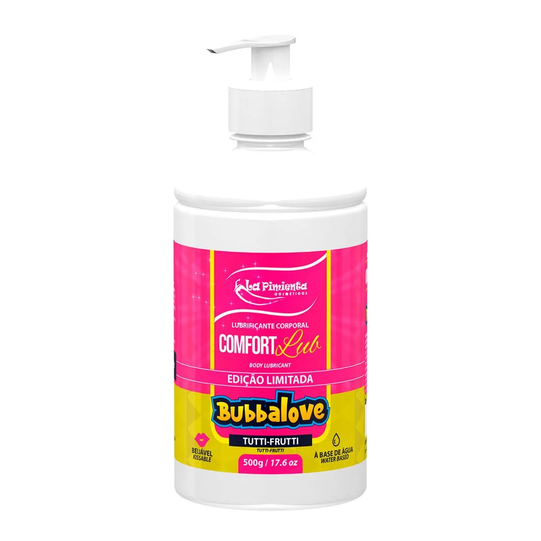 Comfort Lub Bubbalove Lubrificante Íntimo Beijável Tutti-Frutti