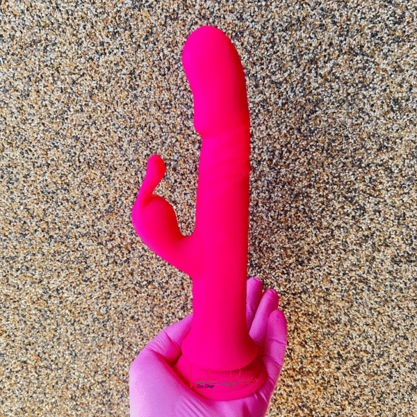 Vibrador Coelho Rotativo Sobe e Desce Recarregável - Image 2