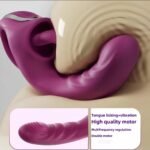 Vibrador Ponto G com Língua Estimuladora de Sexo Oral 4 Vibrador Ponto G com Língua Estimuladora de Sexo Oral