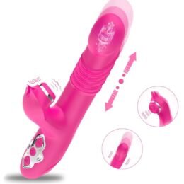 Vibrador Vai e Vem com Estimulador de Clitóris
