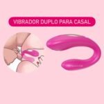 Vibrador Duplo Prazer Com Controle Remoto Recarregável