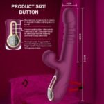 Vibrador Vai e Vem com Sugador (Roxo) - Imagem 4