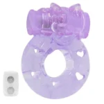 Anel Peniano Vibrador Roxo Bichinhos Vipmix