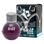 Fruit Sexy 50 Tons Gel Comestível 40Ml Intt Vinho Tinto - Imagem 2