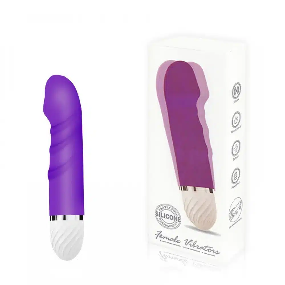 15450766088801_zoom.webp Vibrador Com Relevo Ondas Vipmix Roxo - Imagem 1