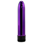 Vibrador Personal Cromado 17Cm Multivelocidade Roxo - Imagem 2