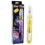 Vibrador Sex Toy Recarregável Vai E Vem (Dourado)