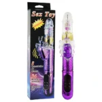 Vibrador Sex Toy Recarregável Vai E Vem (Roxo)